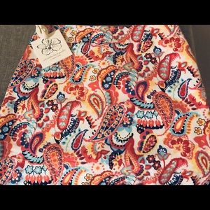 Paisley Talbots Skirt - Sz 16W